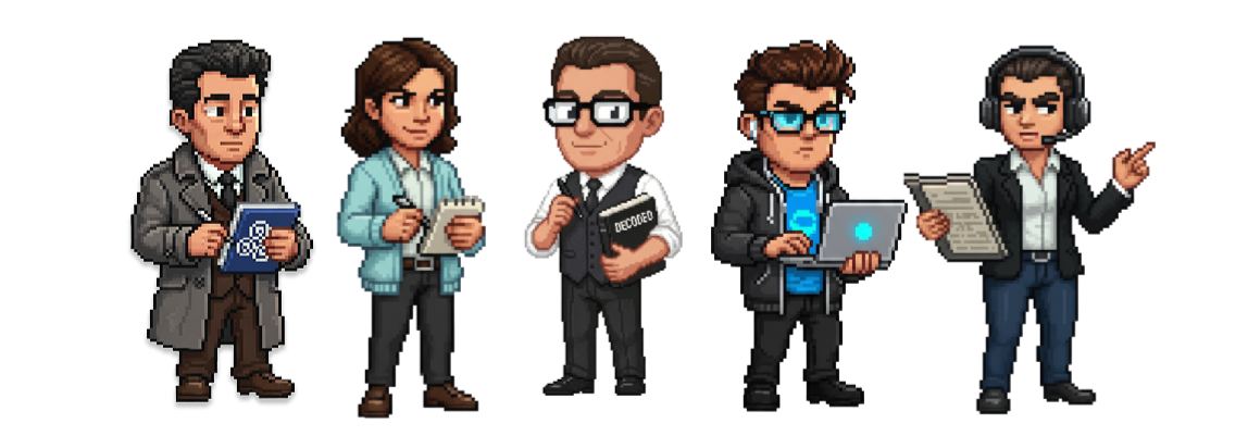 5人のバーチャル記者